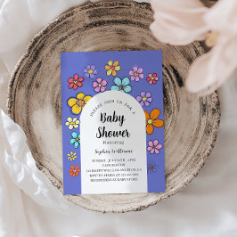 Silkesblommor - persiko- och pastellskuva inbjudningar