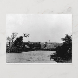 Silkesfabriker från 1900-talet Scranton Pa. på vyk Vykort