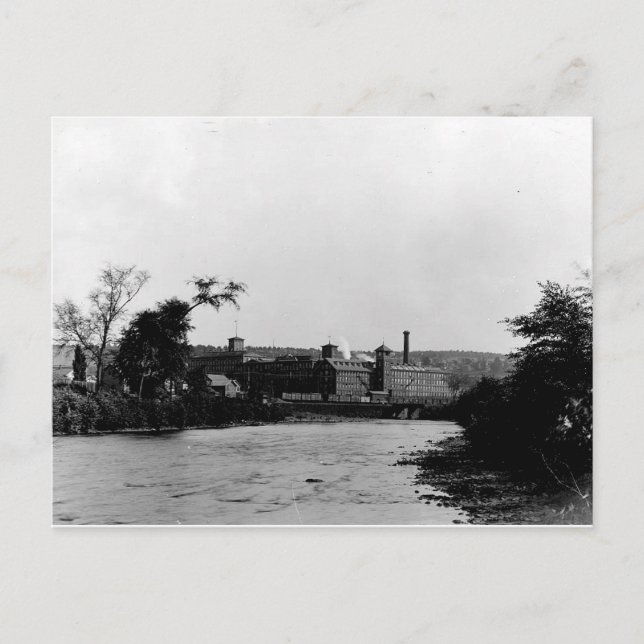 Silkesfabriker från 1900-talet Scranton Pa. på vyk Vykort (Framsida)