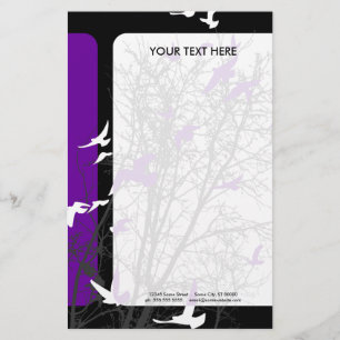 silkesfåglar brevpapper