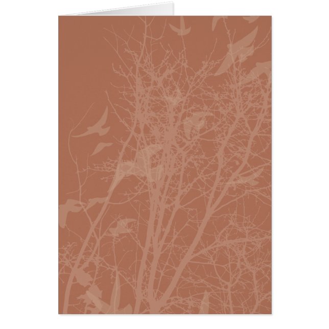 silkesfåglar hälsningskort (Framsidan)