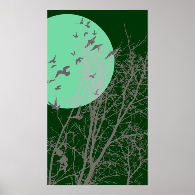 silkesfåglar poster (Framsidan)