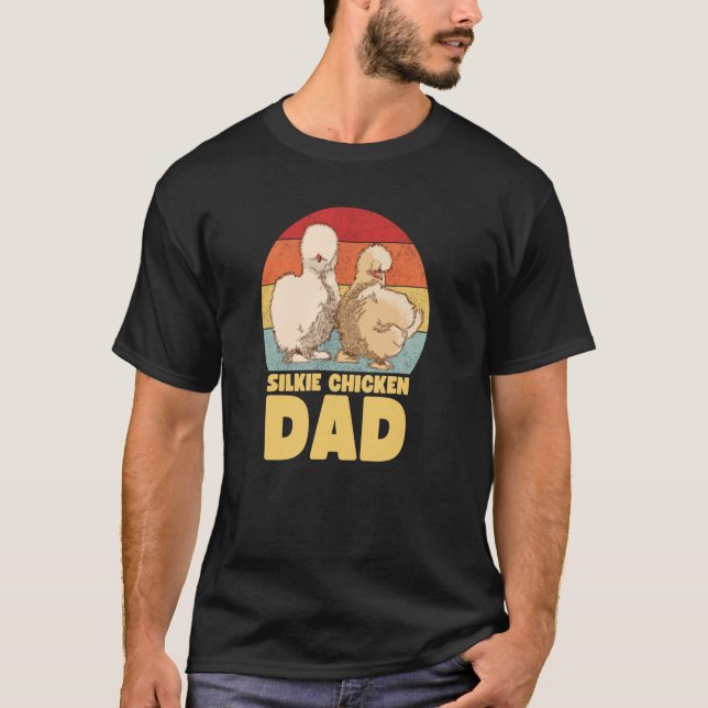 Silkeskycklingpappa T Shirt (Framsida)