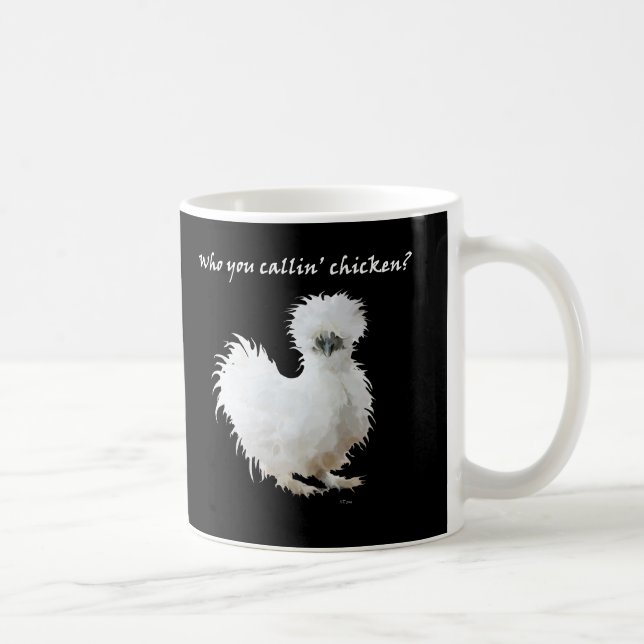 Silkeskyrkhöna  kaffemugg (Höger)