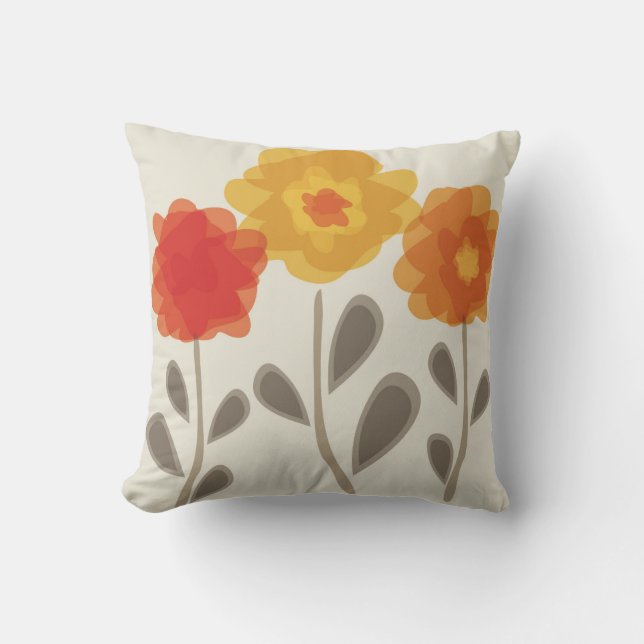 silkespapperblomma design2 kudde (Framsida)