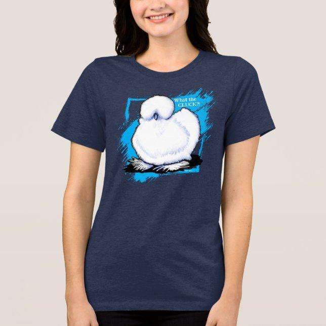 Silkie Chicken Funny T Shirt (Framsida)