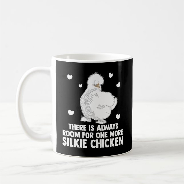 Silkie Chicken Owner ska alltid ha plats för ytter Kaffemugg (Vänster)