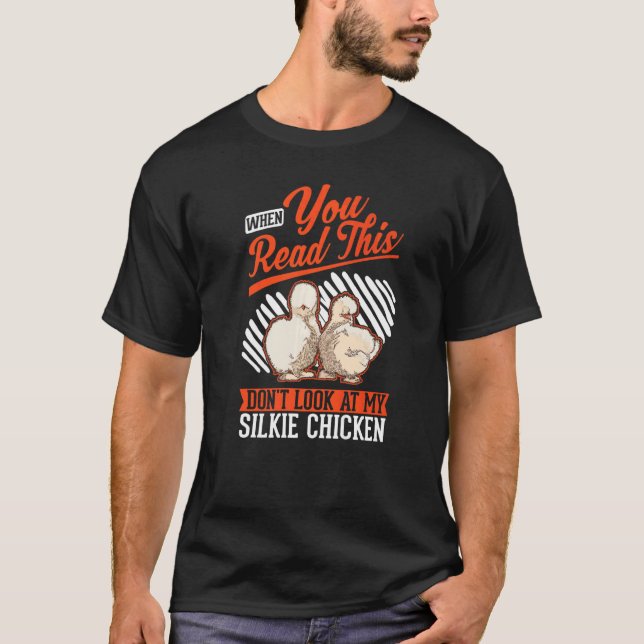Silkie Chicken Silky Chicken T Shirt (Framsida)