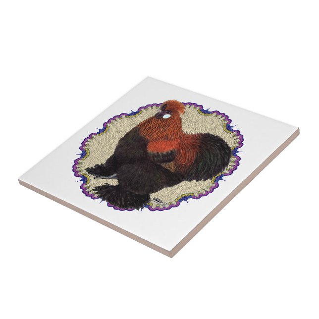 Silkie Circle Kakelplatta (Sidan)