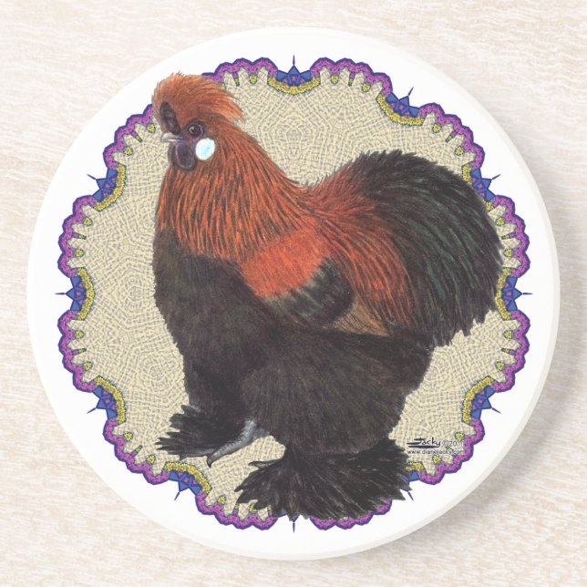 Silkie Circle Underlägg Sandsten (Framsidan)