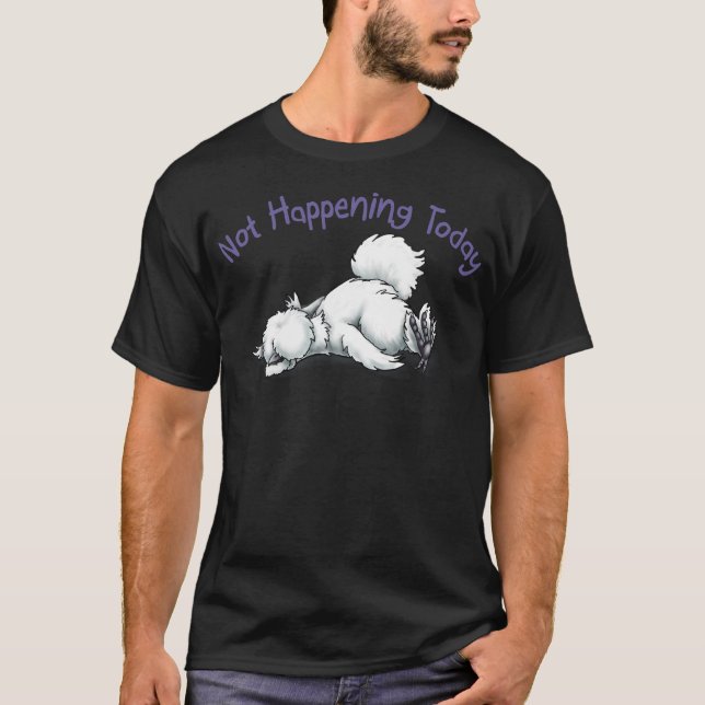 Silkie händer inte i dag t shirt (Framsida)
