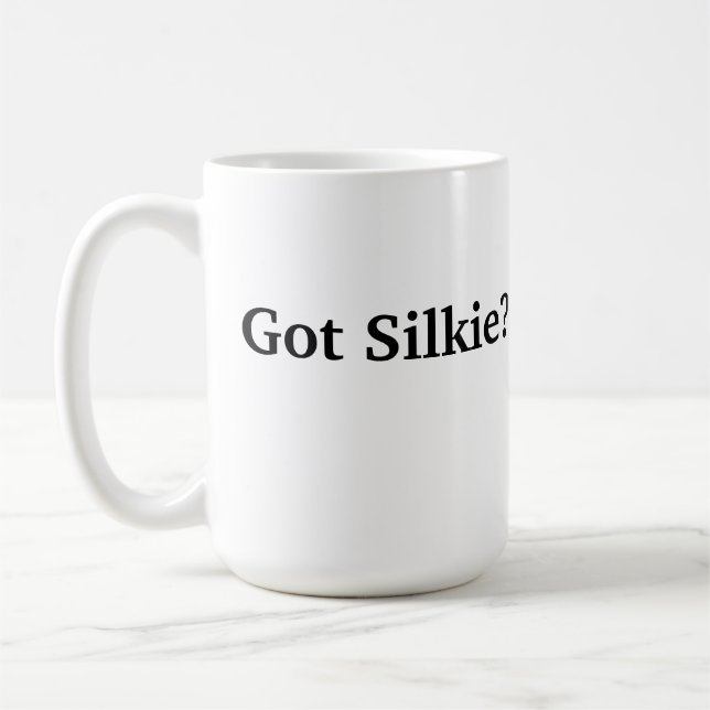 Silkie höna kaffemugg (Vänster)
