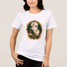 Silkie Konfidens Vintage Aristokratisk Höns Por T Shirt