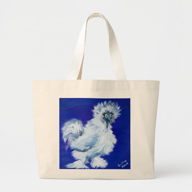 Silkie Tote Bag Jumbo Tygkasse (Framsidan)