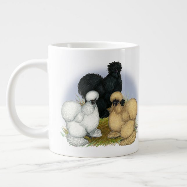 Silkie Trio Jumbo Mugg (Vänster)