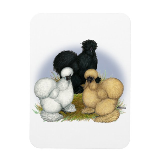 Silkie Trio Magnet (Vertikal)