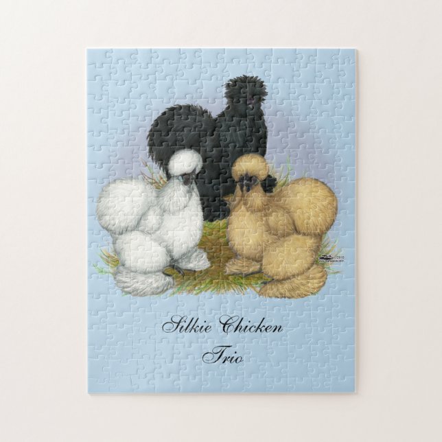 Silkie Trio Pussel (Vertikal)