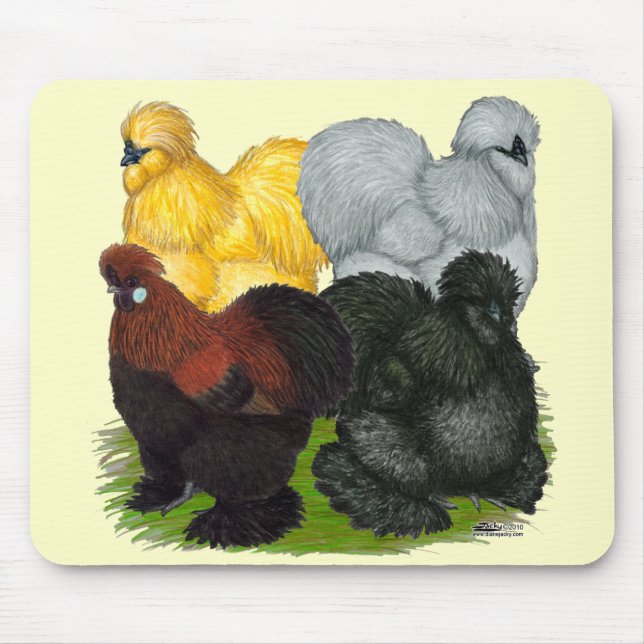 Silkies:  Blandade tuppar Musmatta (Framsidan)