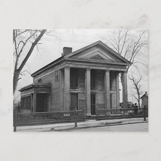 Silkman House Scranton Pa. vykort (Framsida)