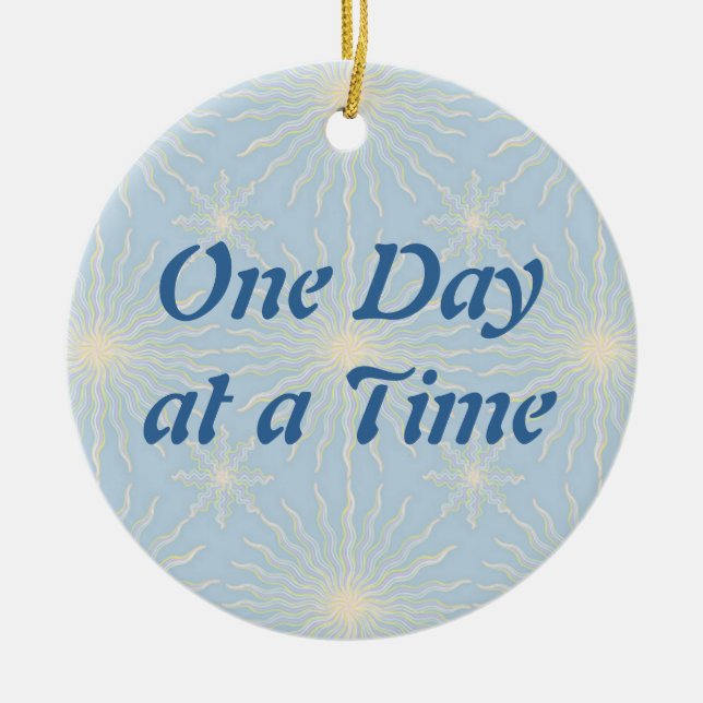 Silktones solstjärna ODAT Julgransprydnad Keramik (Framsidan)