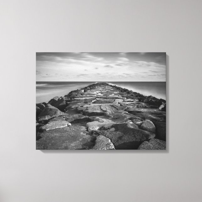 Silky Ocean mot Jetty Canvas (Framsida)