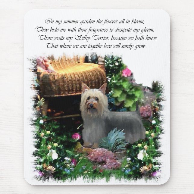Silky Terrier Art Gifts Musmatta (Framsidan)