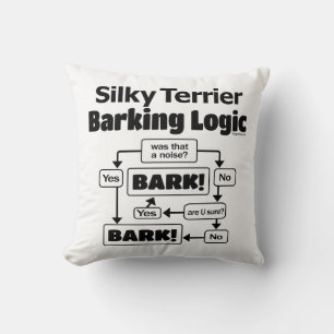 Silky Terrier Barking Logic Kudde