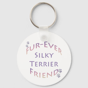 Silky Terrier Furever Friend Nyckelring