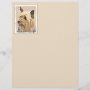 Silky Terrier-målning - Cute Original Hund Art