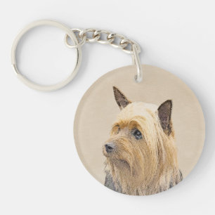 Silky Terrier-målning - Cute Original Hund Art