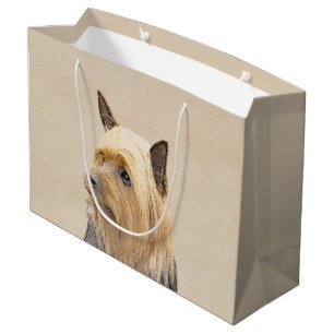 Silky Terrier-målning - Cute Original Hund Art