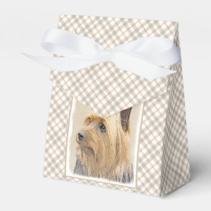Silky Terrier-målning - Cute Original Hund Art Presentaskar