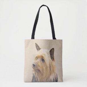 Silky Terrier-målning - Cute Original Hund Art Tygkasse