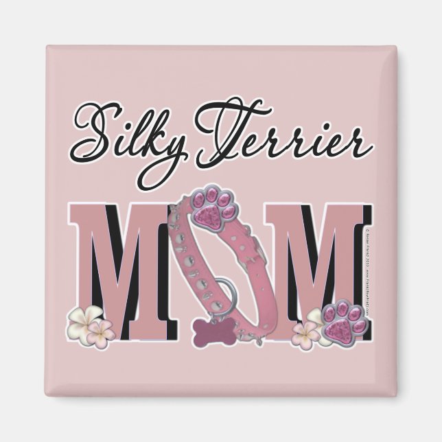 Silky Terrier MAMMA Magnet (Framsidan)