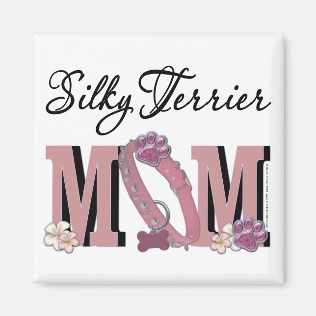 Silky Terrier MAMMA Magnet (Framsidan)