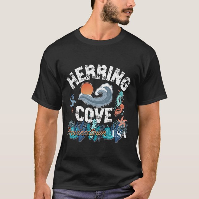 Sill Cove, Provincetown, Massachusetts T Shirt (Framsida)