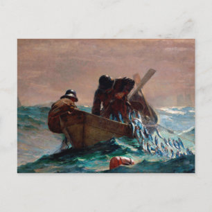 Sill Net by Winslow Homer (1885) Vykort