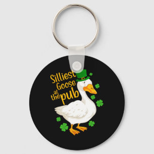 Sillaste gäss vid Pub Funny St patricks day me Nyckelring