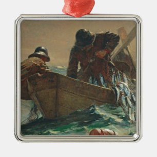 Sillen förtjänar, 1885 (olja på kanfas) julgransprydnad metall