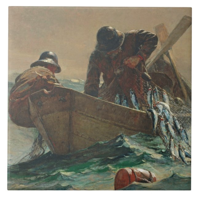 Sillen förtjänar, 1885 (olja på kanfas) kakelplatta (Framsidan)