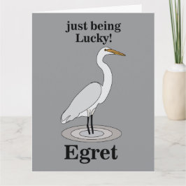 Sillen Lycklig Fågel Kort