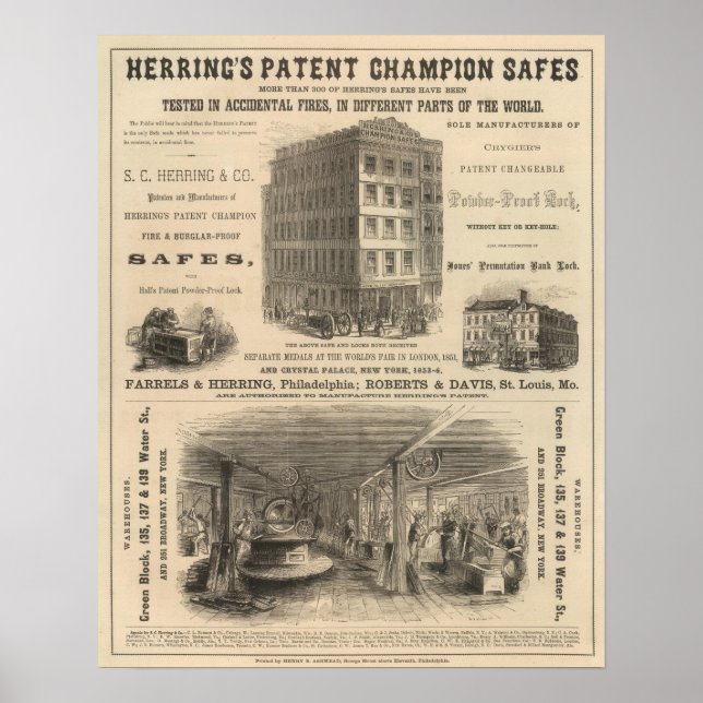 Sillens patentmästare Safes Poster (Framsidan)