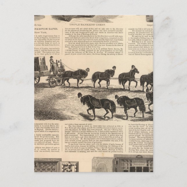 Sillens patentmästare Safes Vykort (Framsida)