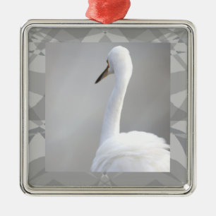 Sillgråtrut-fotografi-ornament Julgransprydnad Metall