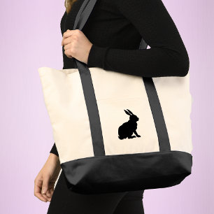 Sillhouette Sitta Rabbit Tall Öron Tygkasse