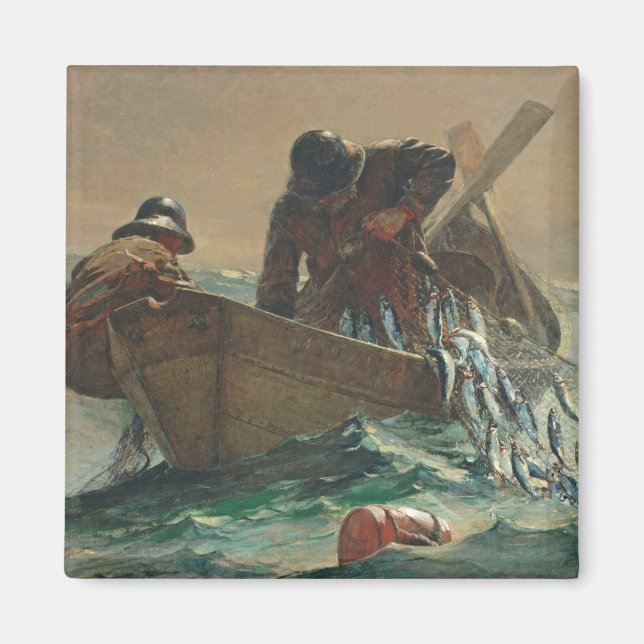 Sillnät, 1885 (olja på kanvas) magnet (Framsidan)