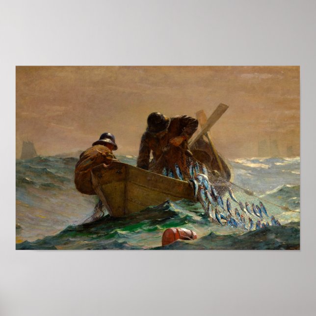 Sillnätet efter Winslow Homer Poster (Framsidan)