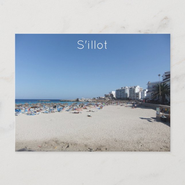 S'illot Beach Vykort (Framsida)