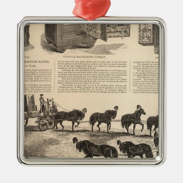 Sill's Patent Champion Safes Julgransprydnad Metall (Framsidan)