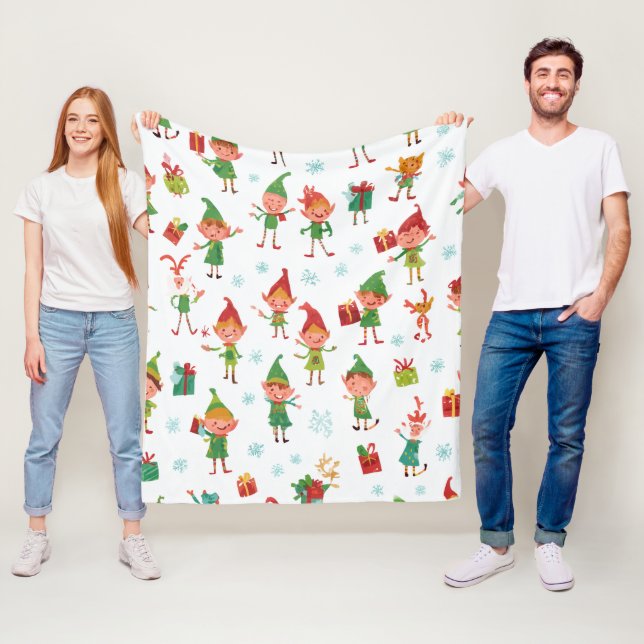 Silly AI Elves Fleecefilt (På plats)